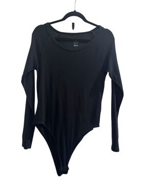 NWOT Black Scoop Neck Bodysuit